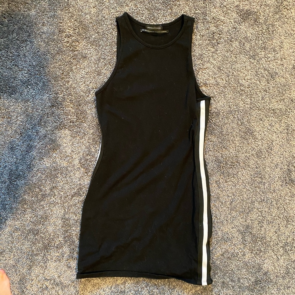 Black and white mini dress T-shirt material